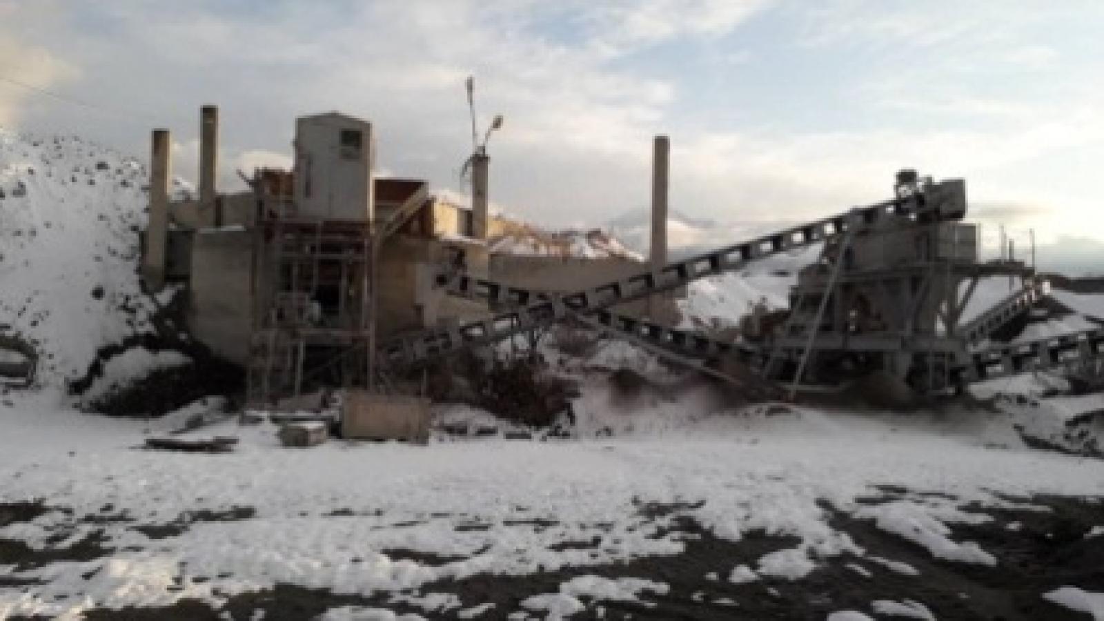 Камнедробильная установка