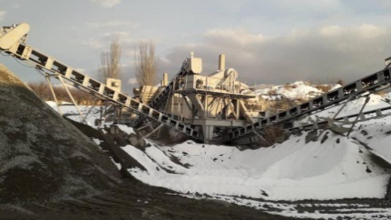 Камнедробильная установка