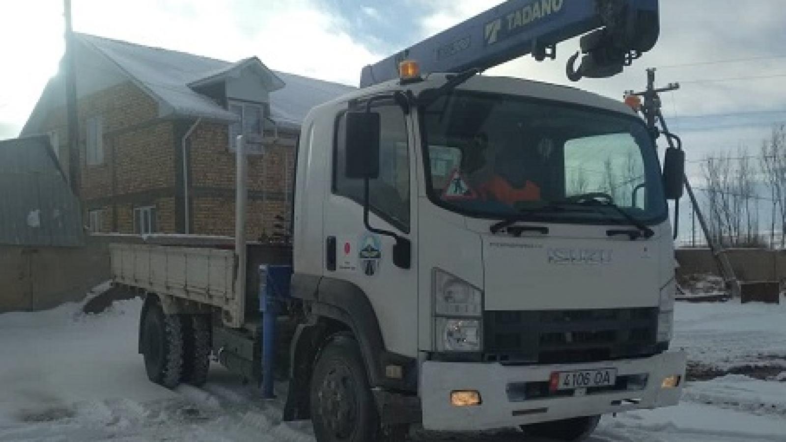 Автоманипулятор Исузу 