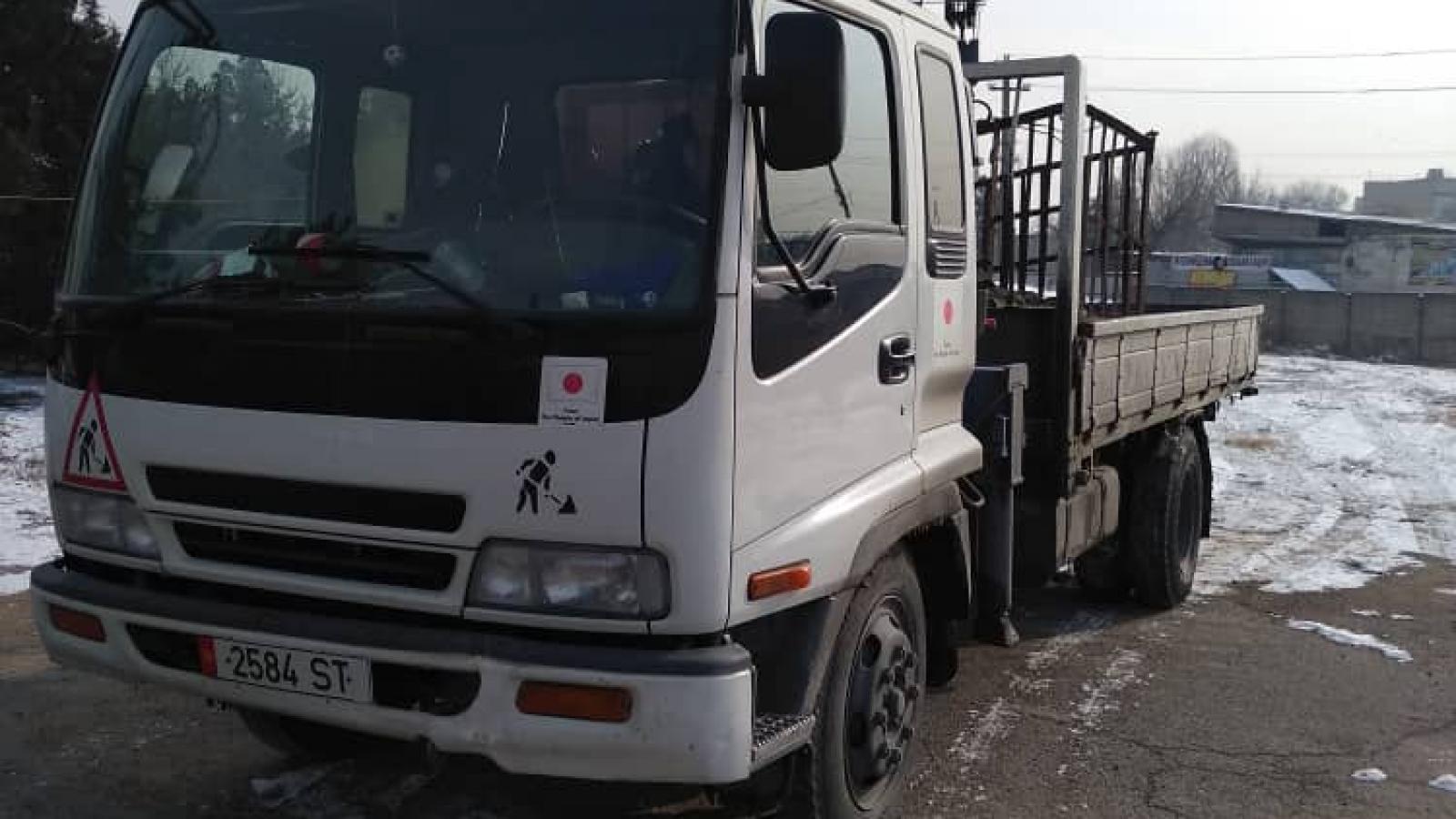 Кран груз.   Isuzu F SR 22 H  Манипулятор
