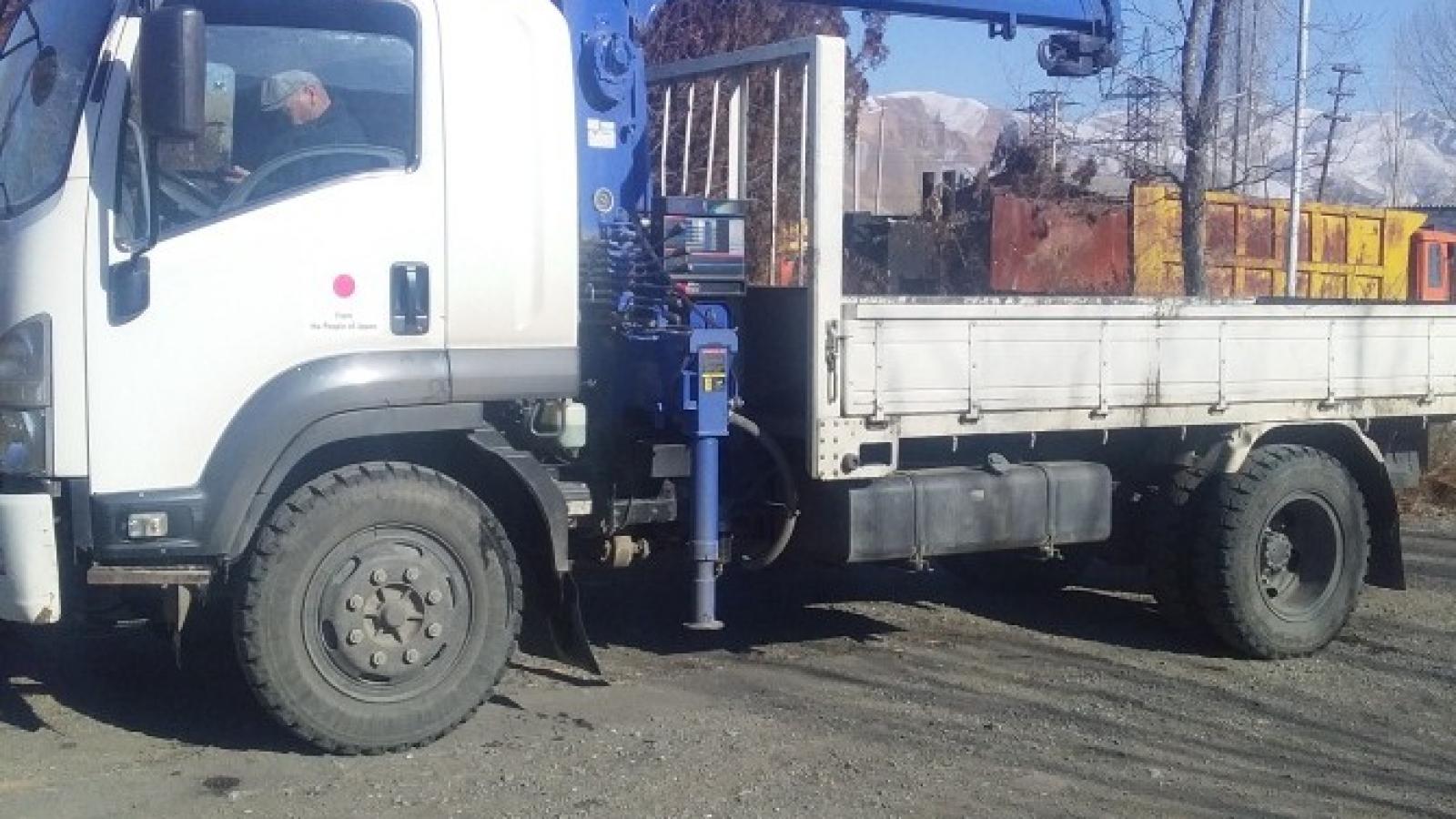 Автоманипулятор Исузу 